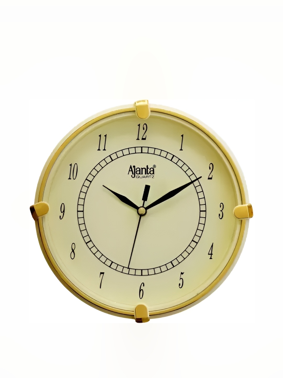 

Ajanta Gold-Toned Contemporary Round Wall Clock