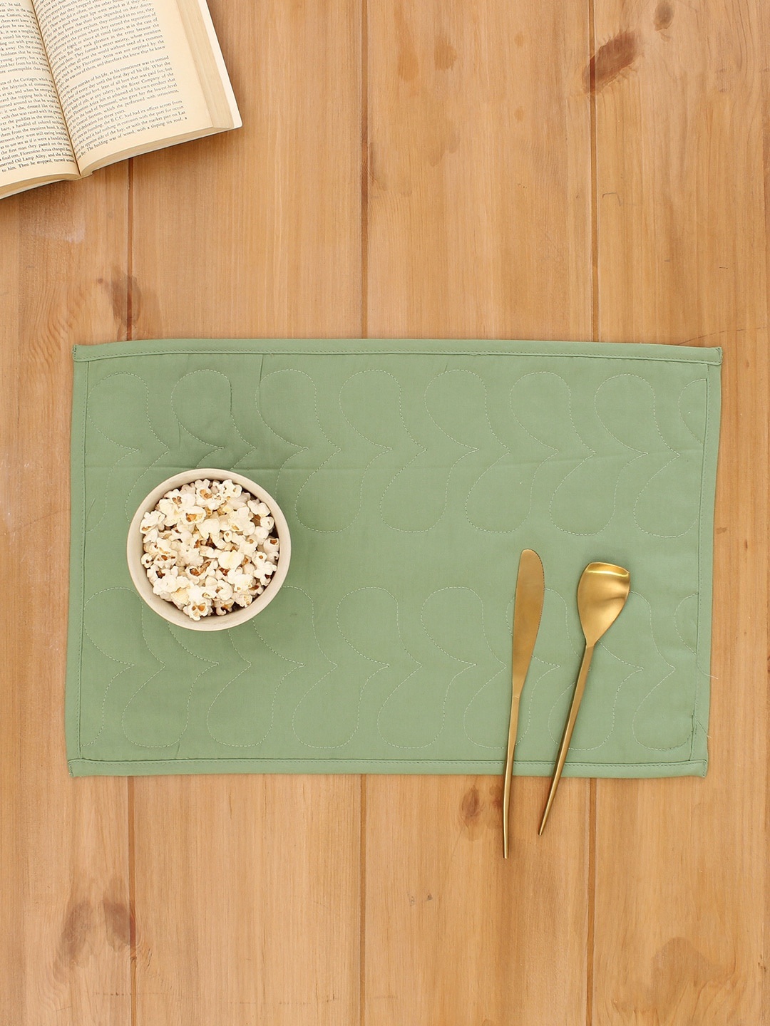 

House This Satsar Green Pure Cotton Table Placemats