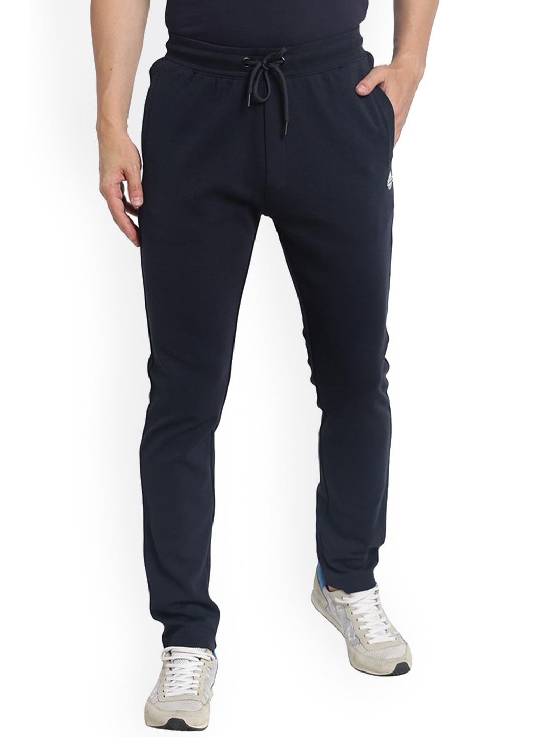 

Indian Terrain Men Mid-Rise Track Pants, Navy blue