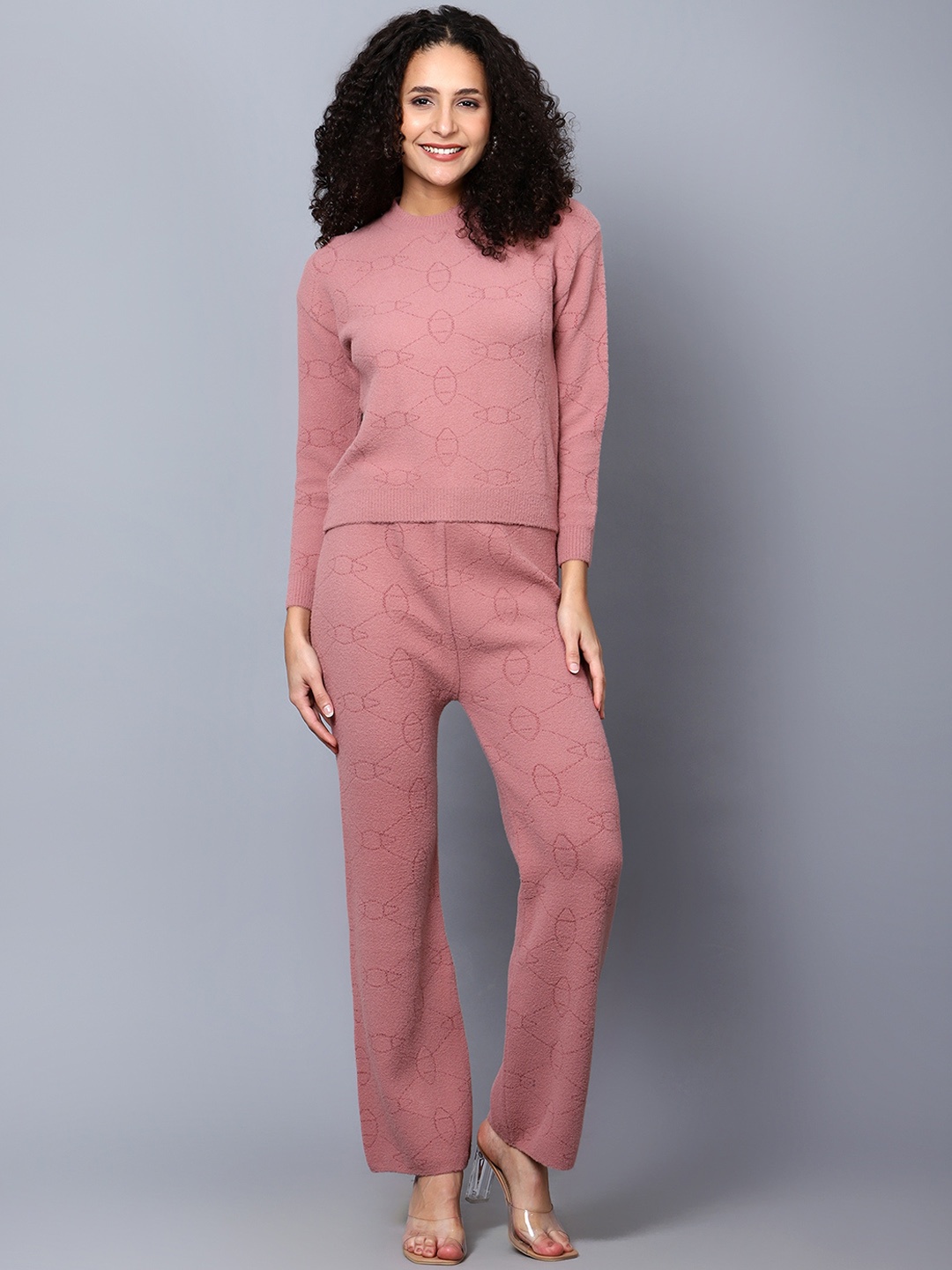

Chemistry Self-Design Top With Trousers, Pink