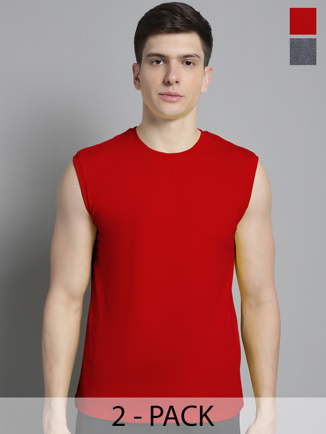 

FBAR Men Red & Grey 2 T-shirt