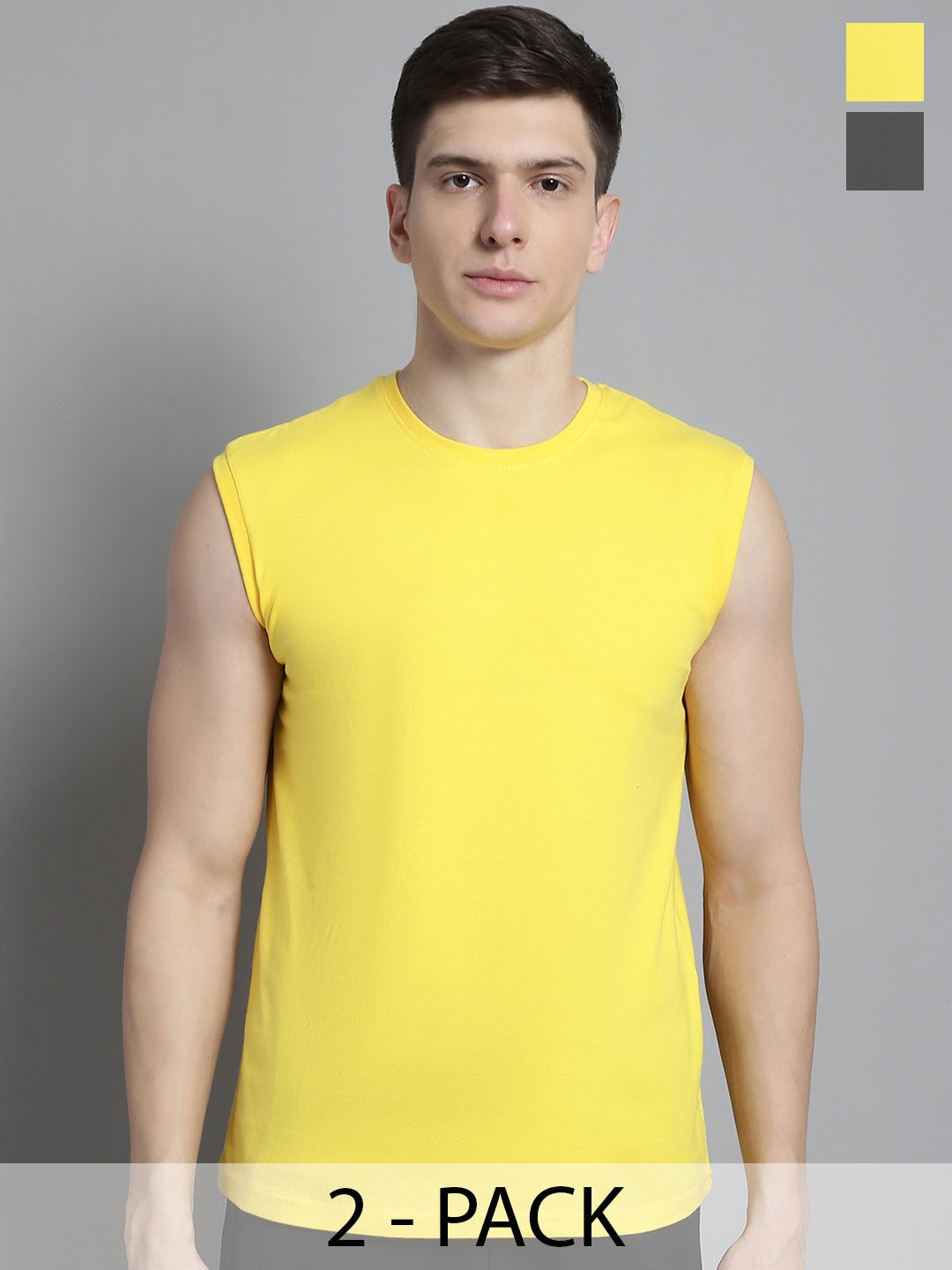 

FBAR Men Yellow & Grey 2 T-shirt