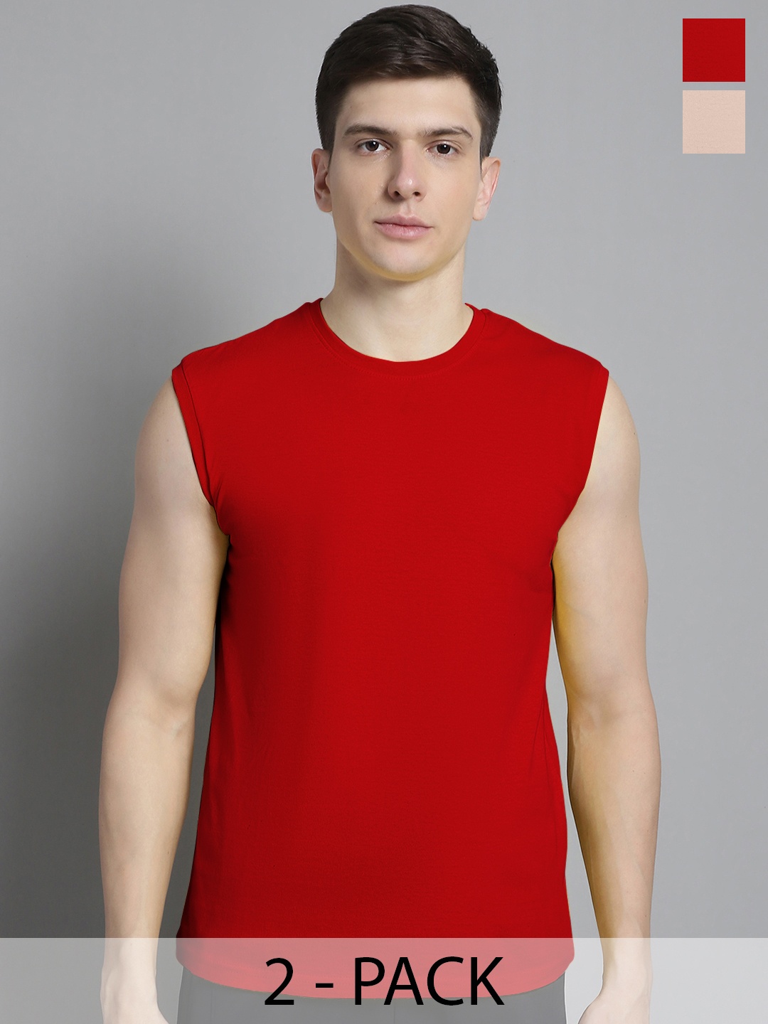 

FBAR Men Red & Coral 2 T-shirt