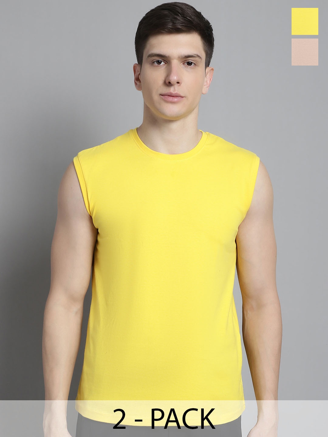 

FBAR Men Yellow & Coral 2 T-shirt