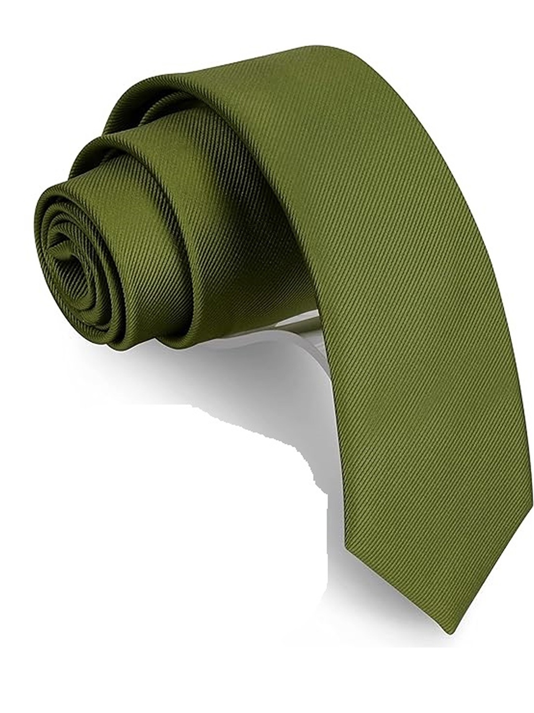 

KAEZRI Men Textured Broad Tie, Olive