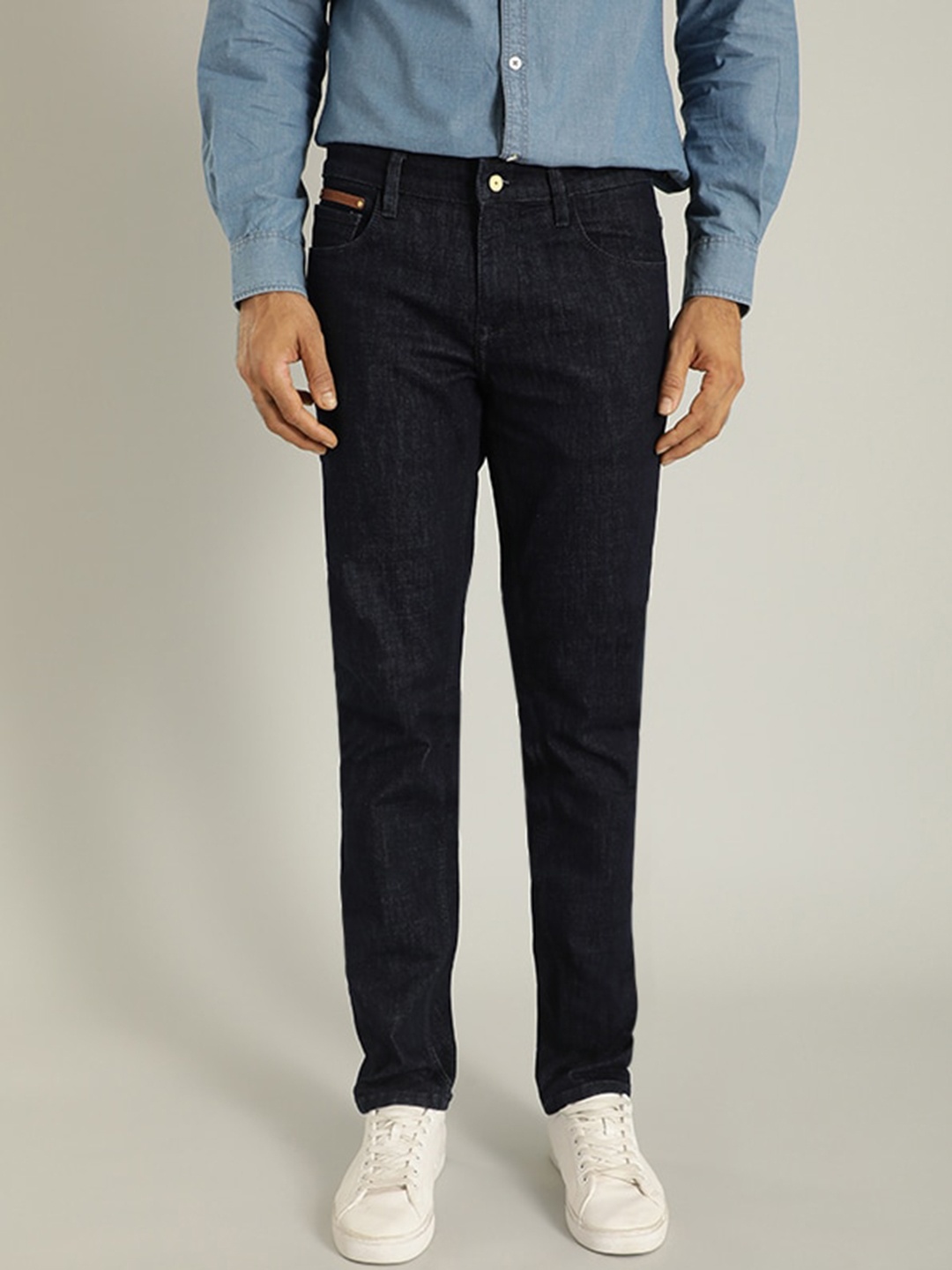 

Indian Terrain Men Mid-Rise Brooklyn Stretchable Jeans, Navy blue