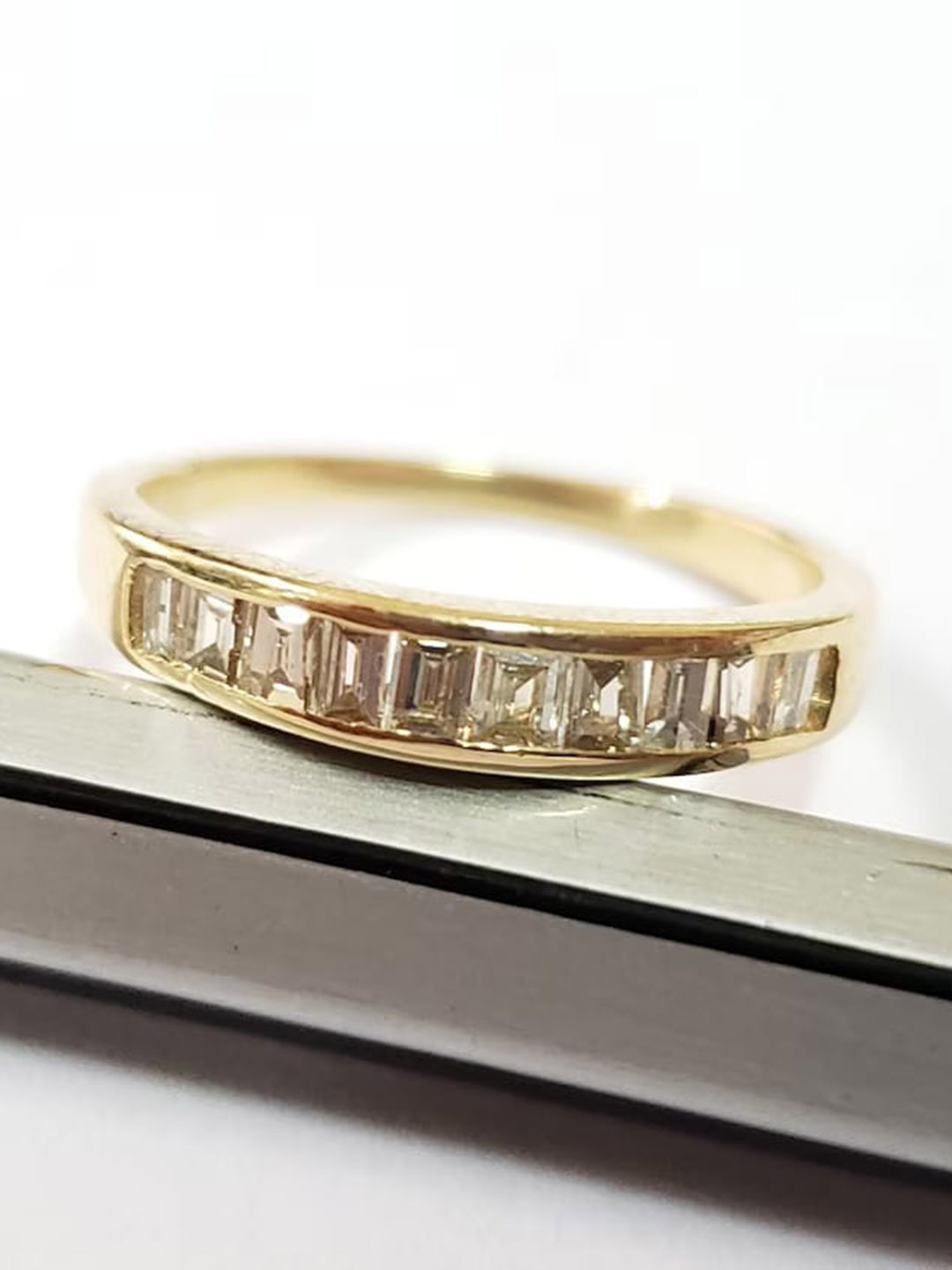 

VIEN Gold-Plated Stainless Steel Cubic Zirconia Studded Finger Rings