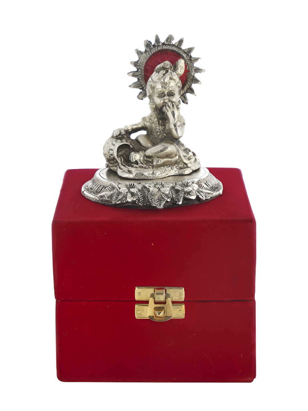 

INTERNATIONAL GIFT Silver Toned Brass Religious Showpiece