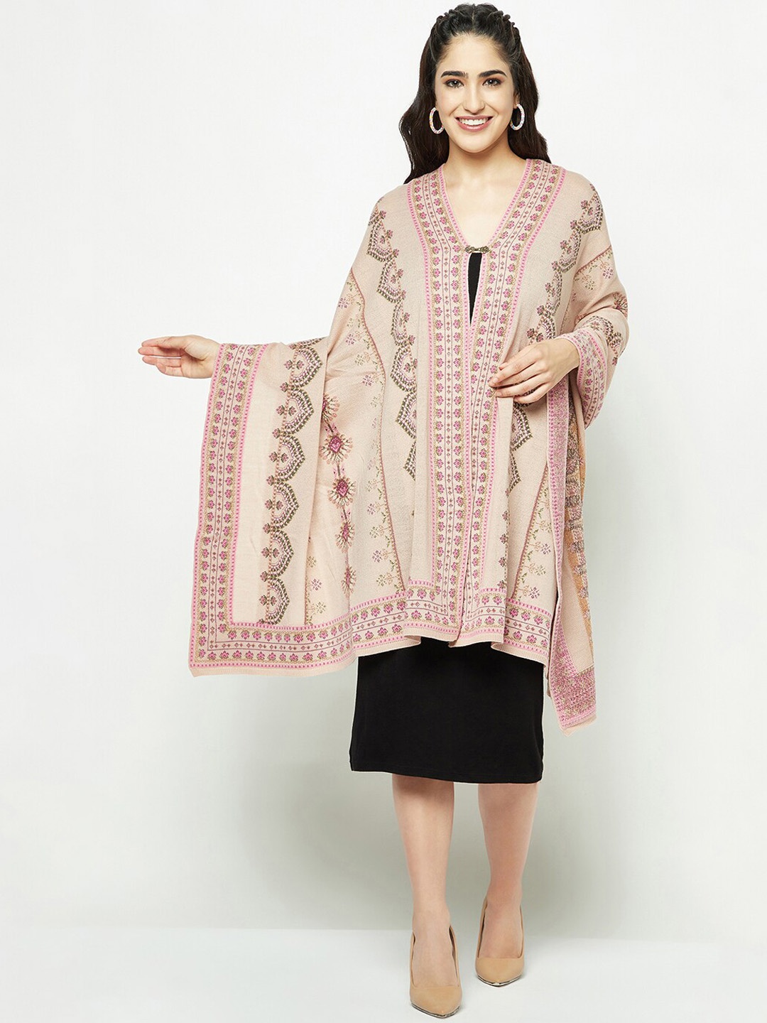 

Knitstudio Self-Design Knitted Shawl, Pink