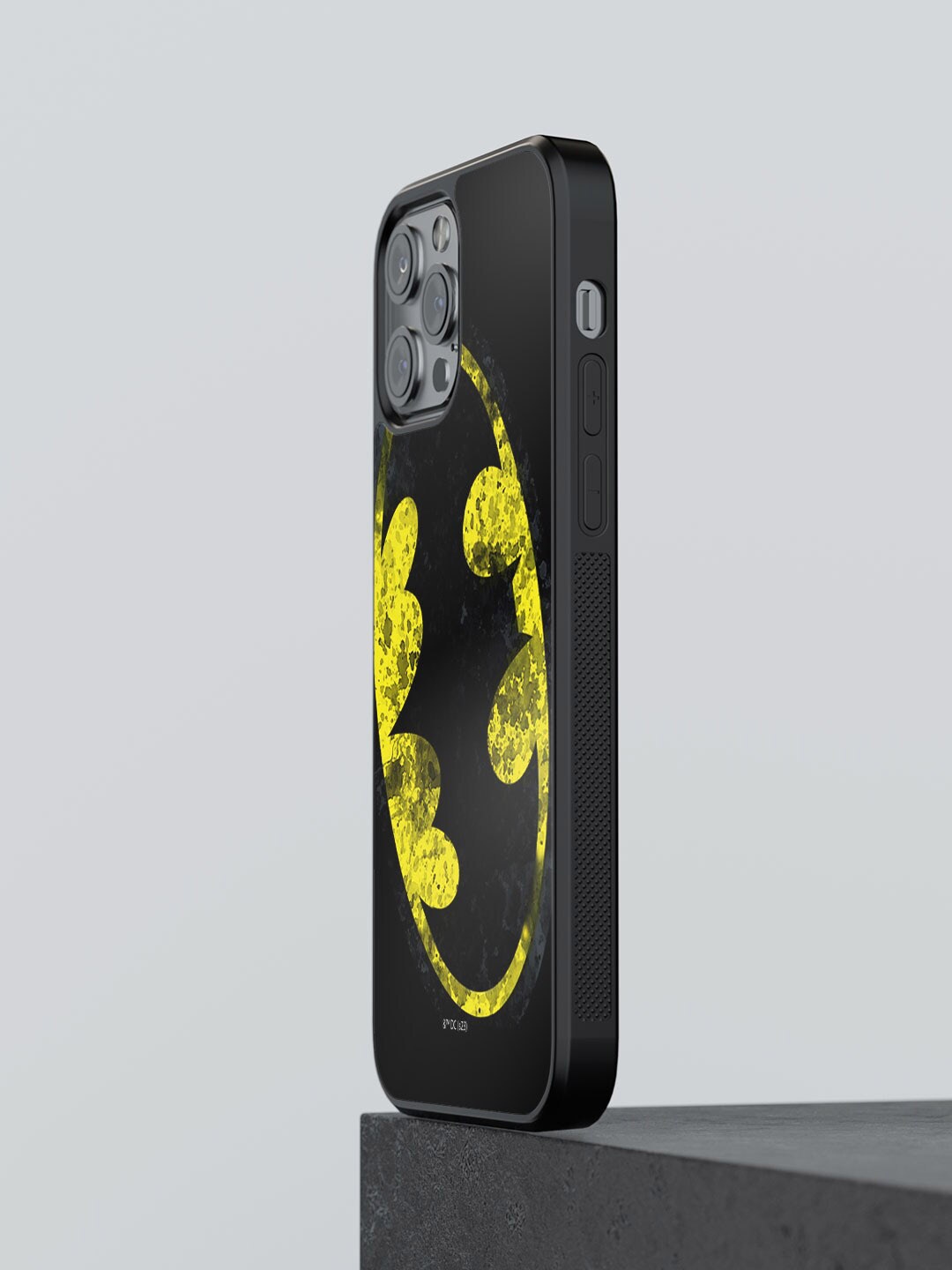 

macmerise Batman Splatter Printed iPhone 12 Pro Phone Bumper Case Cover, Black