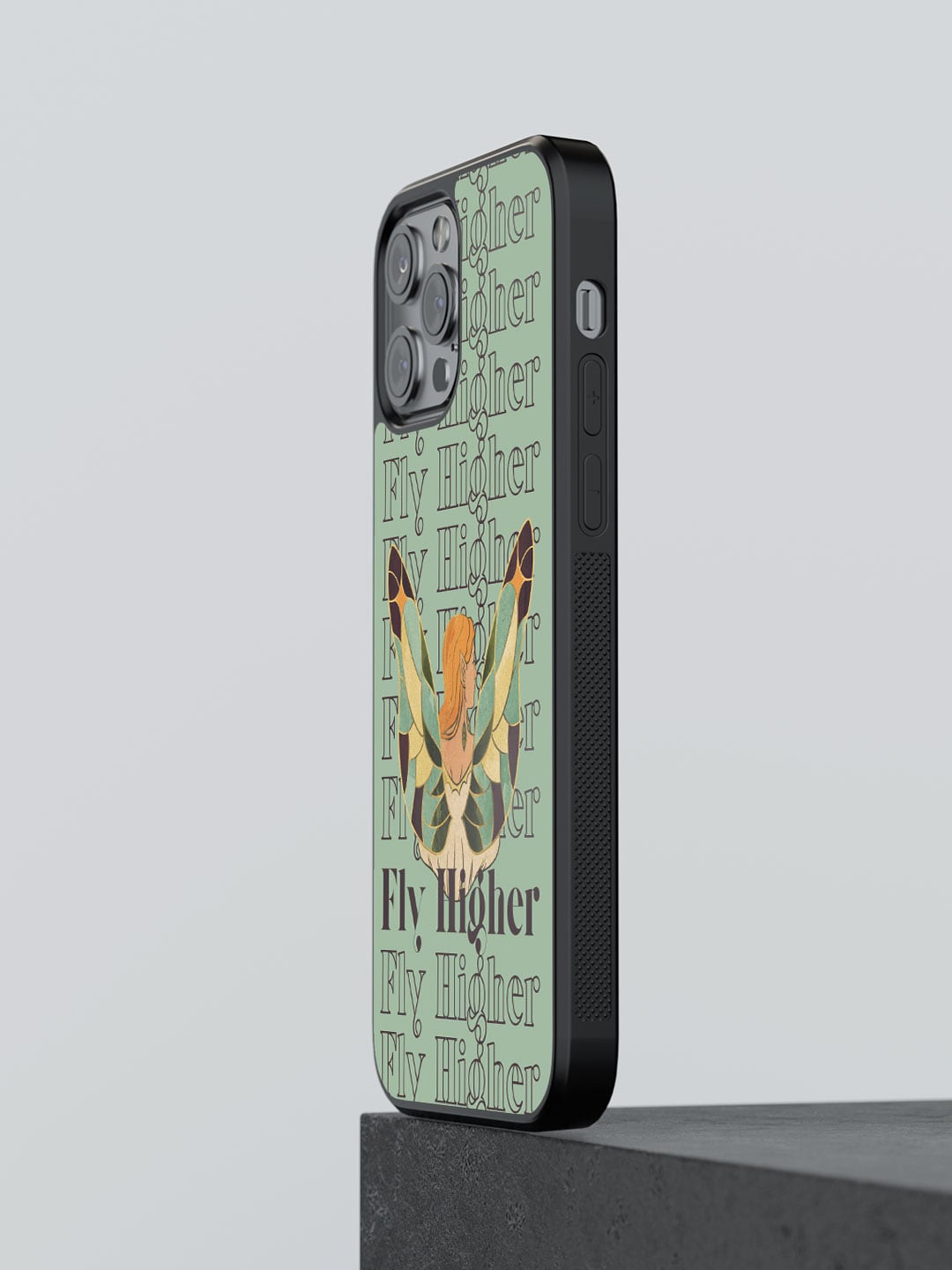 

macmerise Typography Printed iPhone 12 Pro Phone Bumper Case Cover, Green