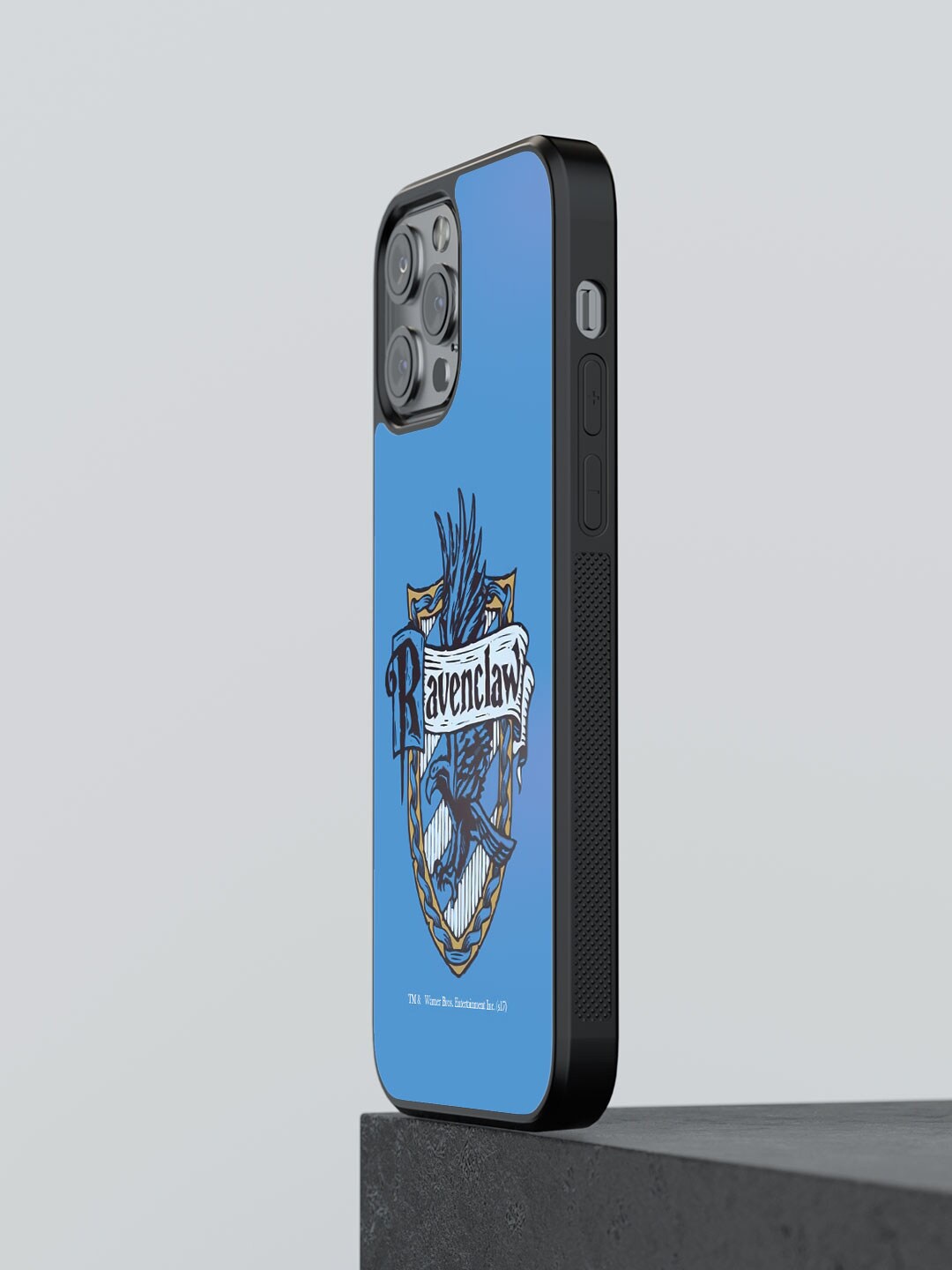

macmerise Crest Ravenclaw Printed iPhone 12 Pro Phone Bumper Case Cover, Blue