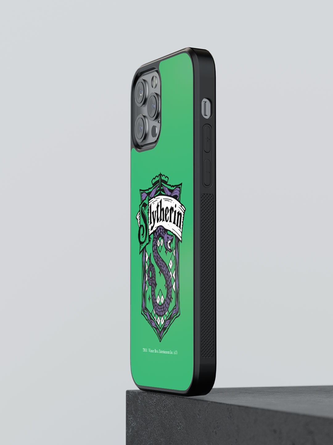 

macmerise Crest Slytherin Printed iPhone 12 Pro Phone Bumper Case Cover, Green