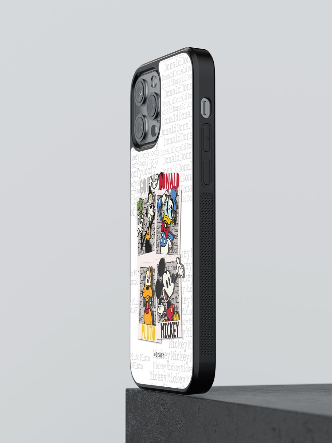 

macmerise Disney Dudes Printed iPhone 12 Pro Phone Bumper Case Cover, White