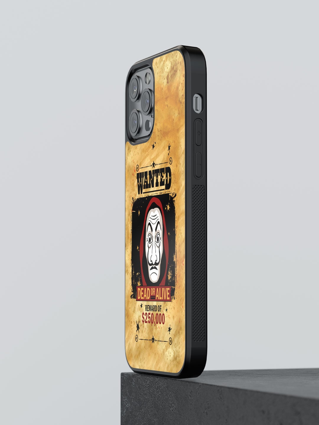 

macmerise Dead Or Alive Printed iPhone 12 Pro Phone Bumper Case Cover, Brown
