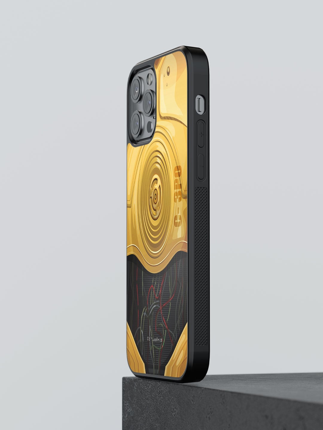 

macmerise Attire C3PO Printed iPhone 12 Pro Bumper Case, Beige