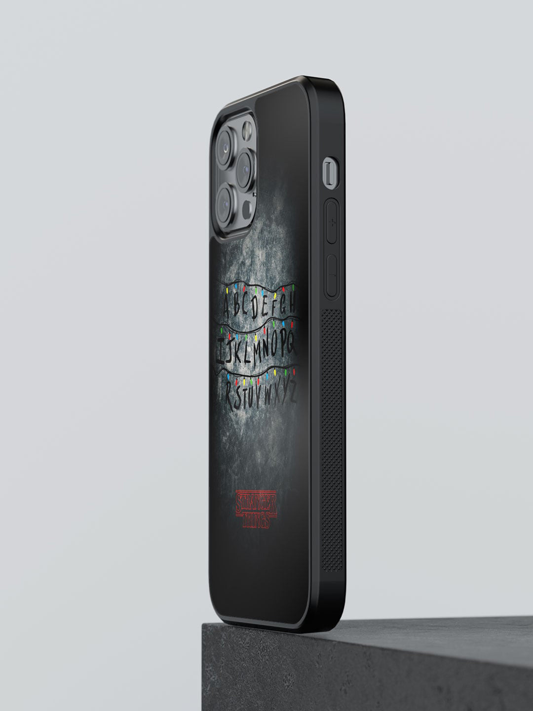 

macmerise Typography Printed iPhone 12 Pro Bumper Case, Black