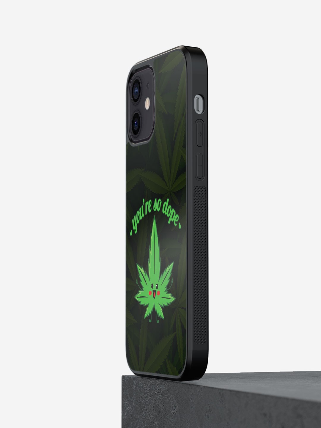 

macmerise Typography Printed iPhone 12 Mini Phone Bumper Case Cover, Green