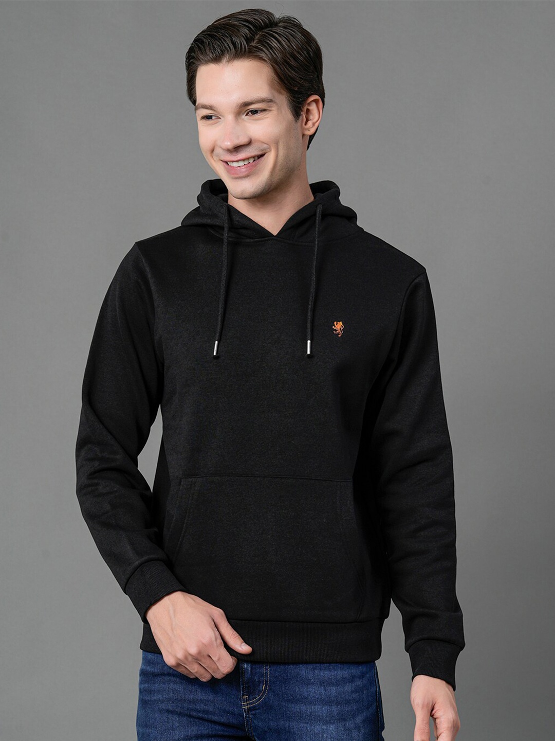 

Red Tape Hooded Pullover, Black