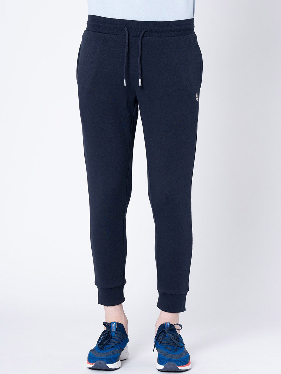 

Red Tape Men Mid-Rise Joggers, Navy blue