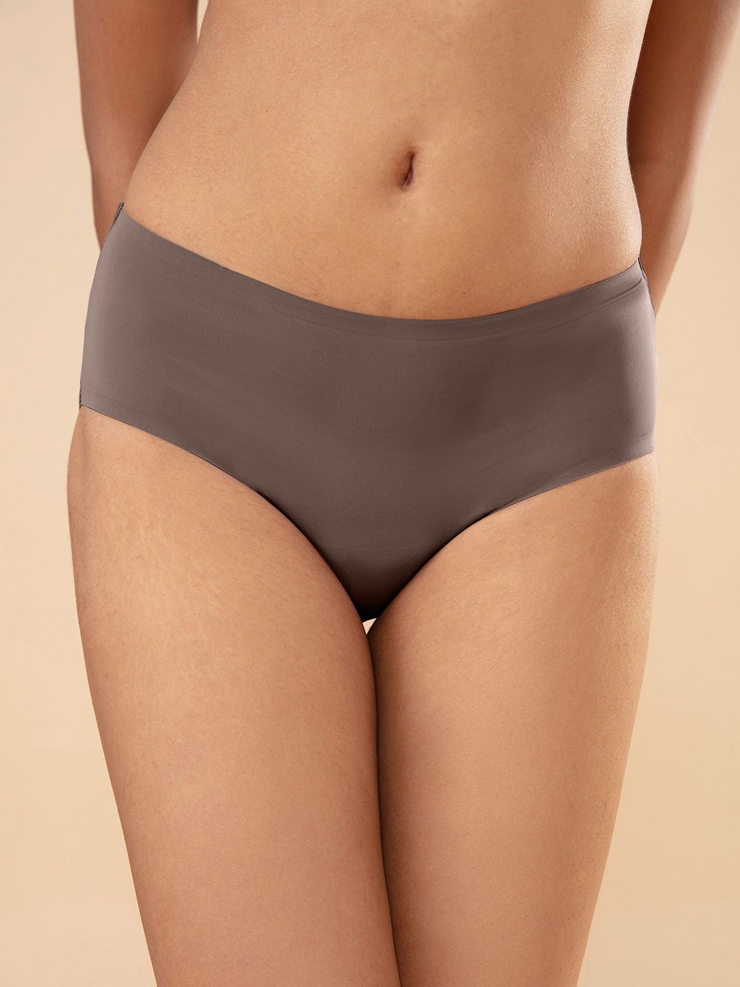 

Nykd Women Bonded No VPL Hipster Brief- NYP209, Grey