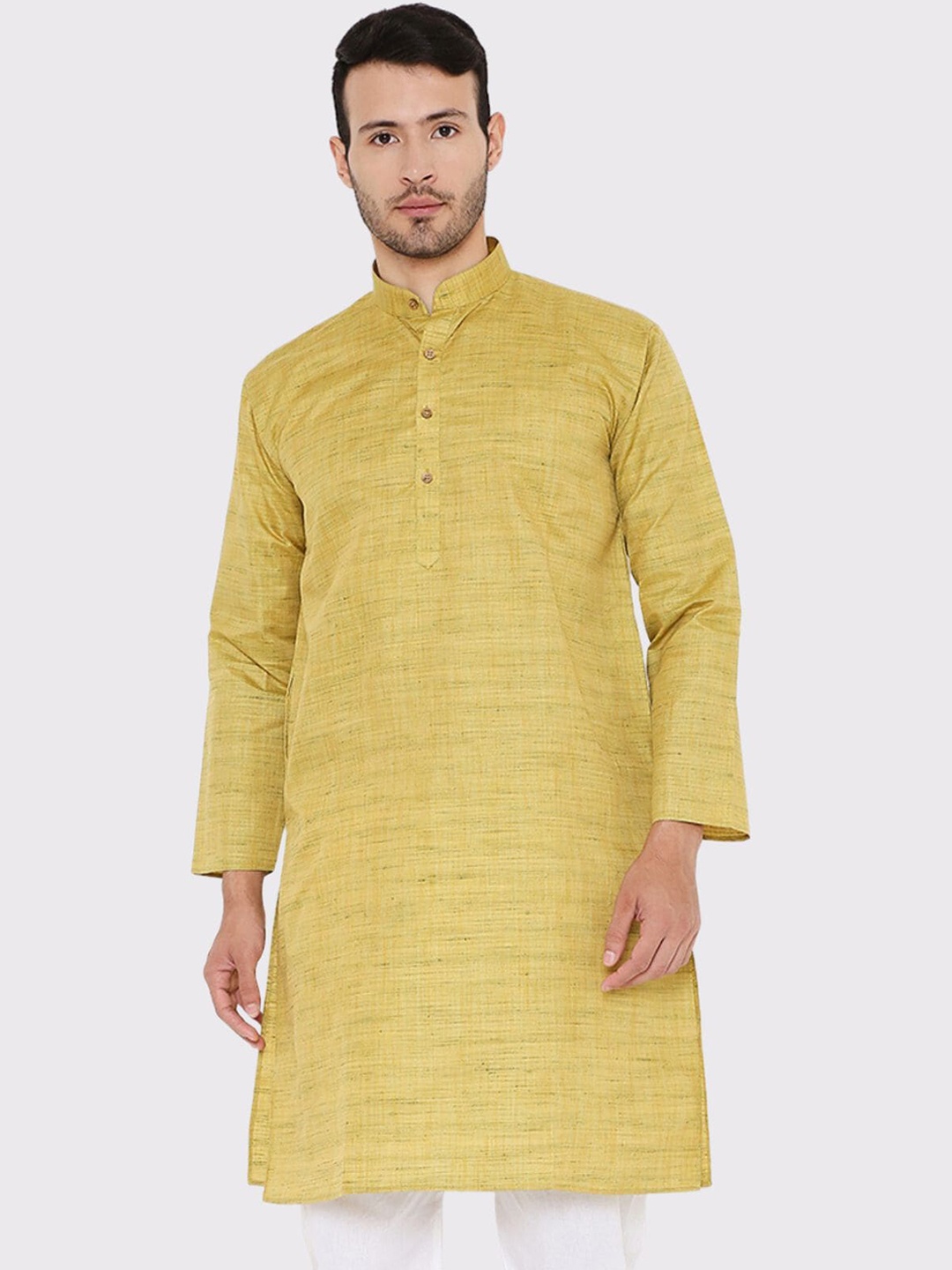 

Maharaja Mandarin Collar Kurta, Green