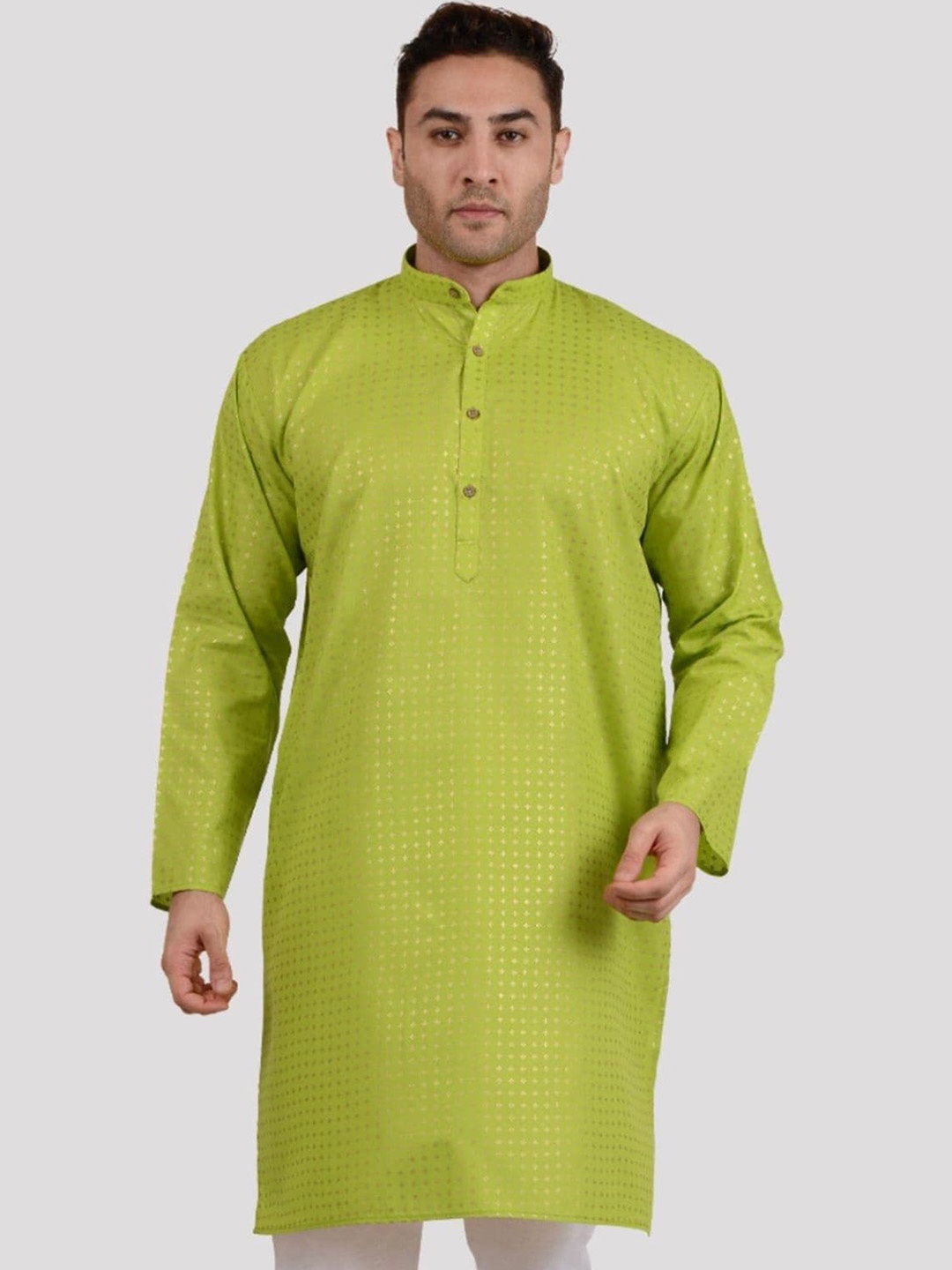 

Maharaja Ethnic Motifs Printed Kurta, Green