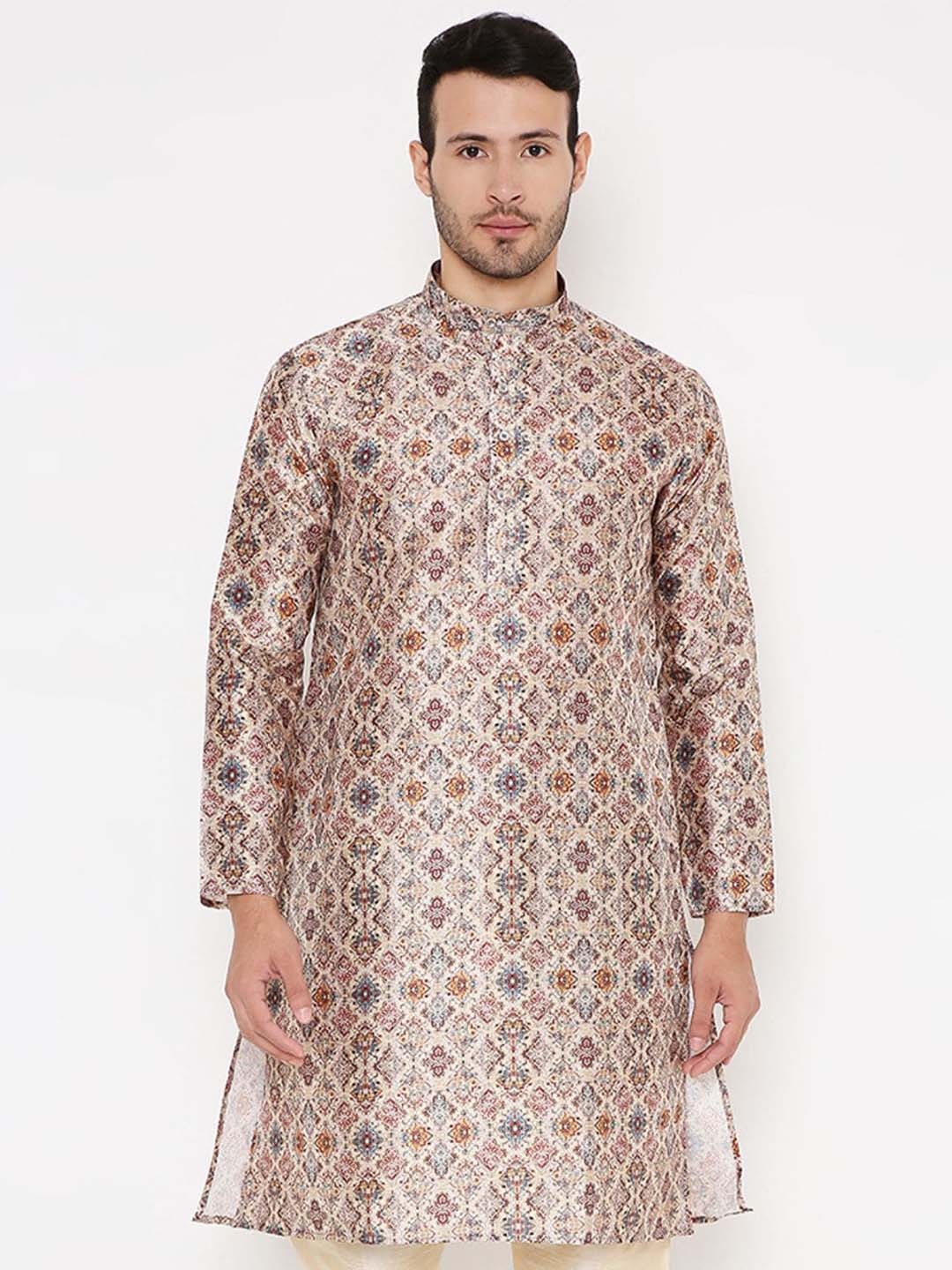 

Maharaja Ethnic Motifs Printed Kurta, Grey