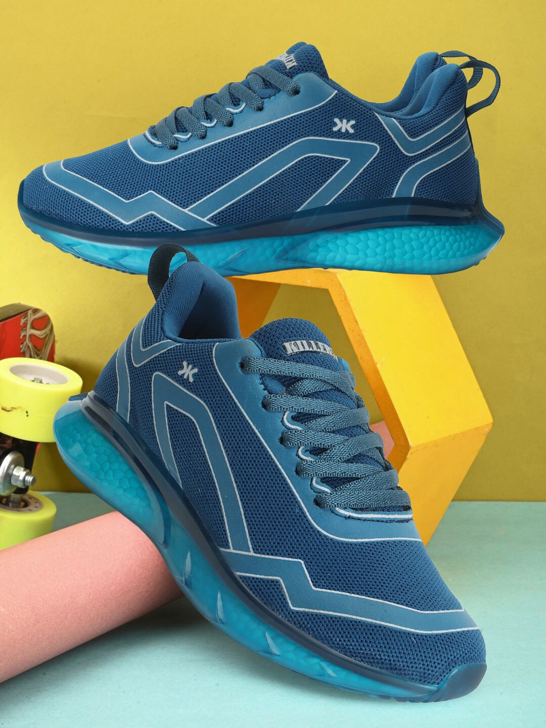 

Killer Men KBOLT Mesh Running Shoes, Teal