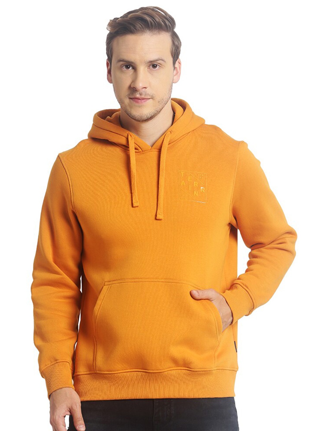 

Indian Terrain Hooded Pullover Sweatshirt, Orange