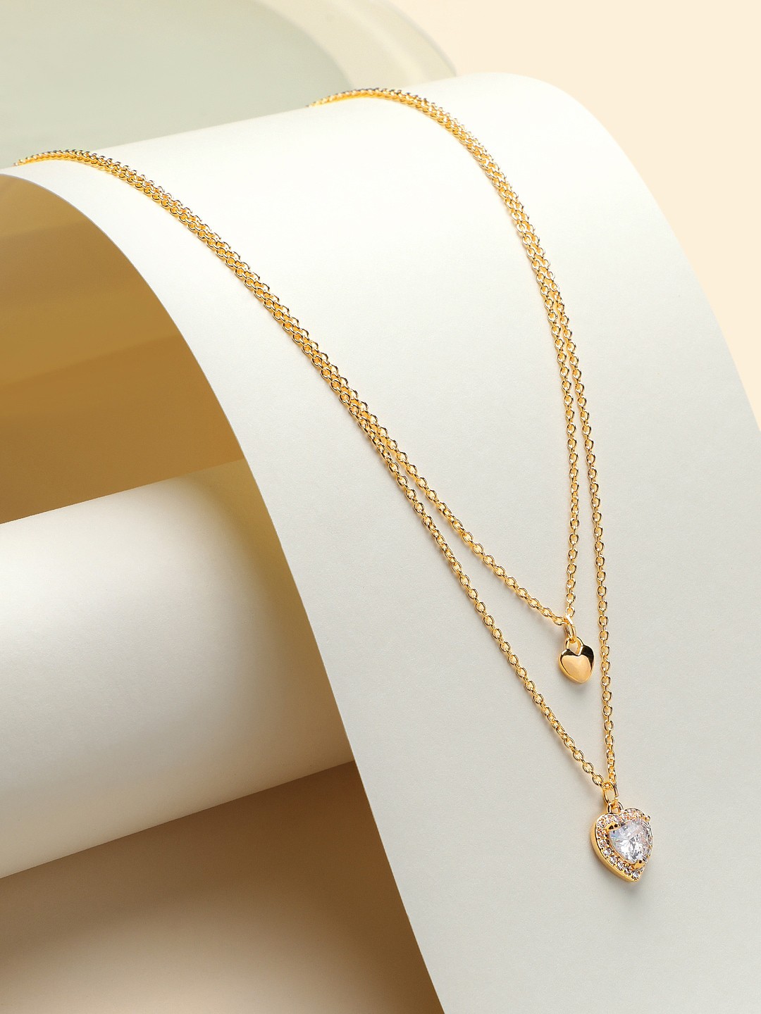 

ASMITTA JEWELLERY Gold-Plated Multilayerd Chain