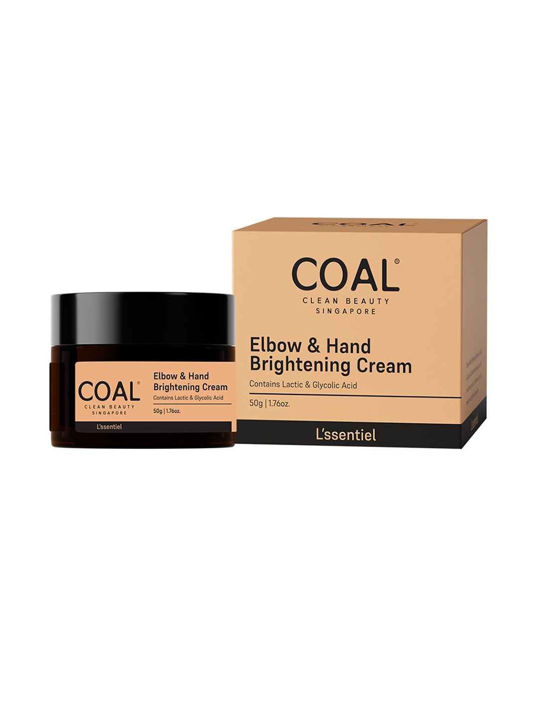 

COAL CLEAN BEAUTY Elbow & Hand Brightening Gel Cream - 50g, Beige