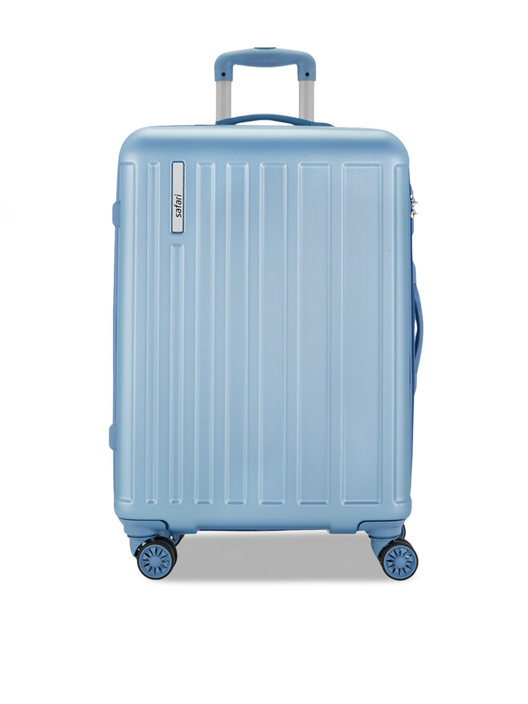 

Safari Linea Textured Hard-Sided Large Trolley Bag, Blue