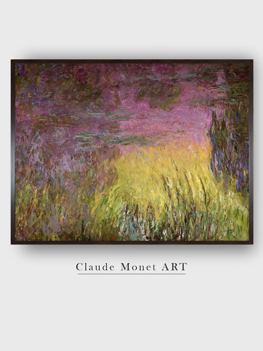 

The Art House Pink & Green Abstract Wooden Paintings Sunset Wall Art