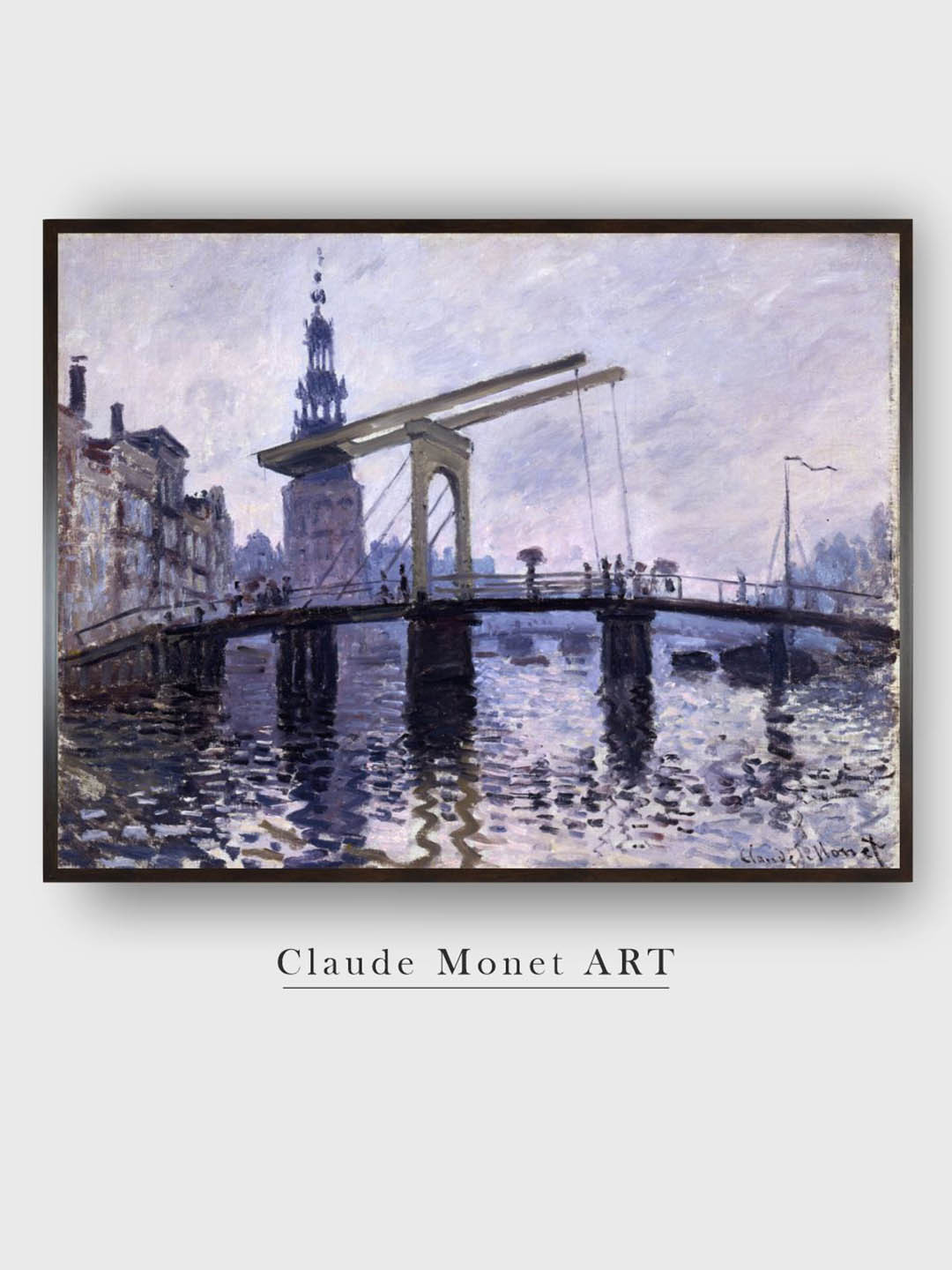 

The Art House Blue Le Pont, Amsterdam Wooden Frame Painting Wall Art