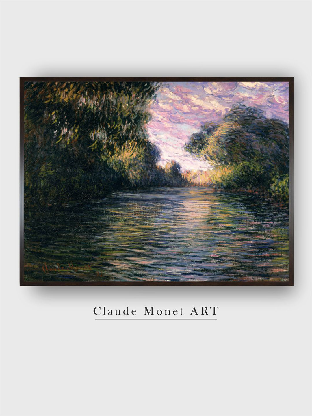 

The Art House Green & Blue Scenery Printed Canvas Wall Painting