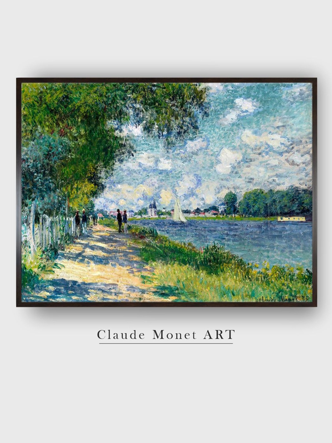 

The Art House Green & Blue Printed Framed Wall Art