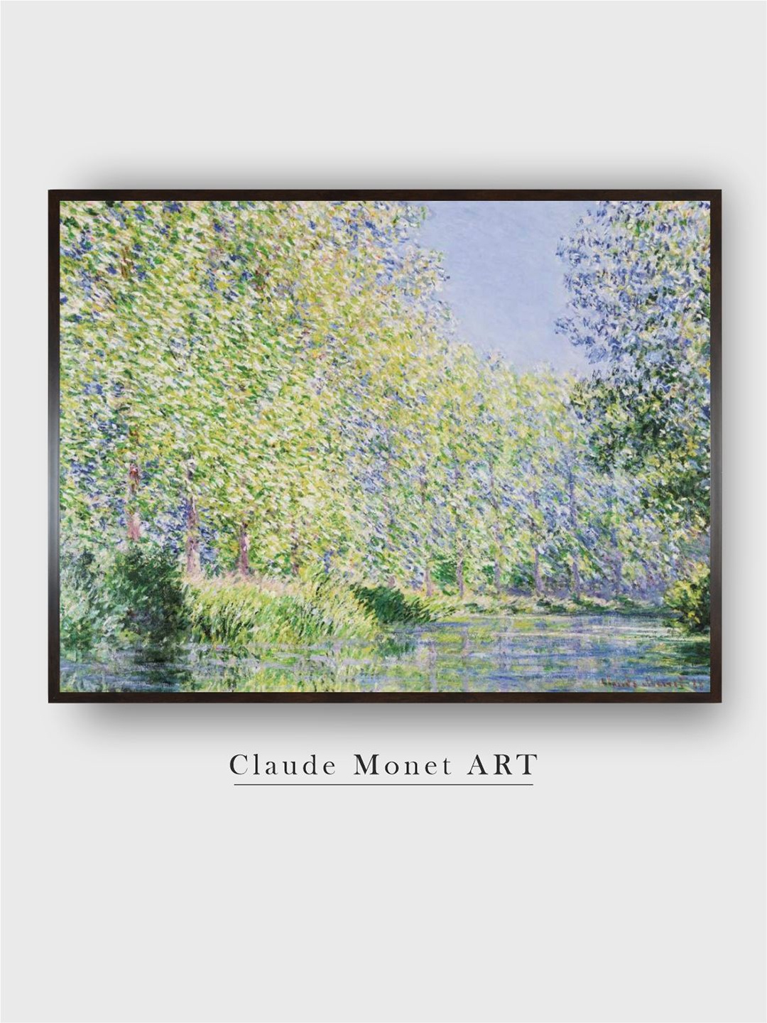 

The Art House Green The Thames Below Westminster Wooden Rectangular Wall Art