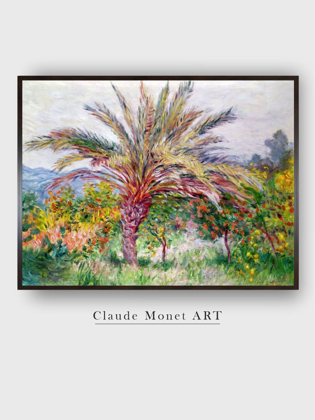 

The Art House Green & Pink Palm Tree Painting Wooden Wall Art