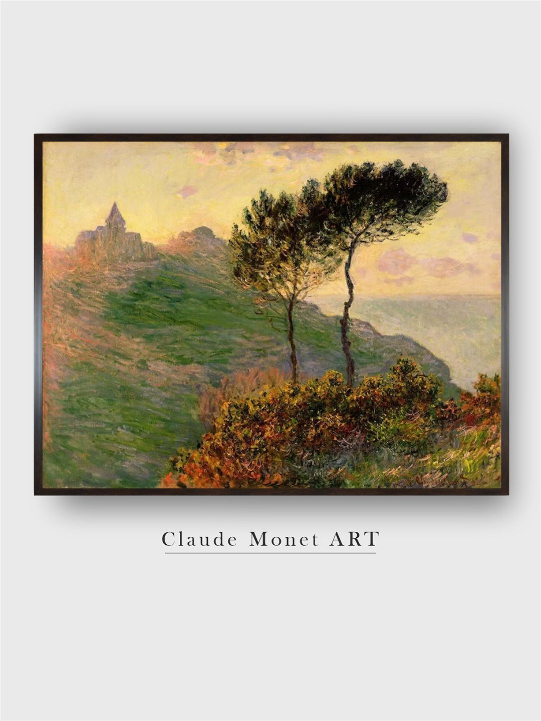 

The Art House Green & Brown Sunlight Wooden Framed Painting Wall Art