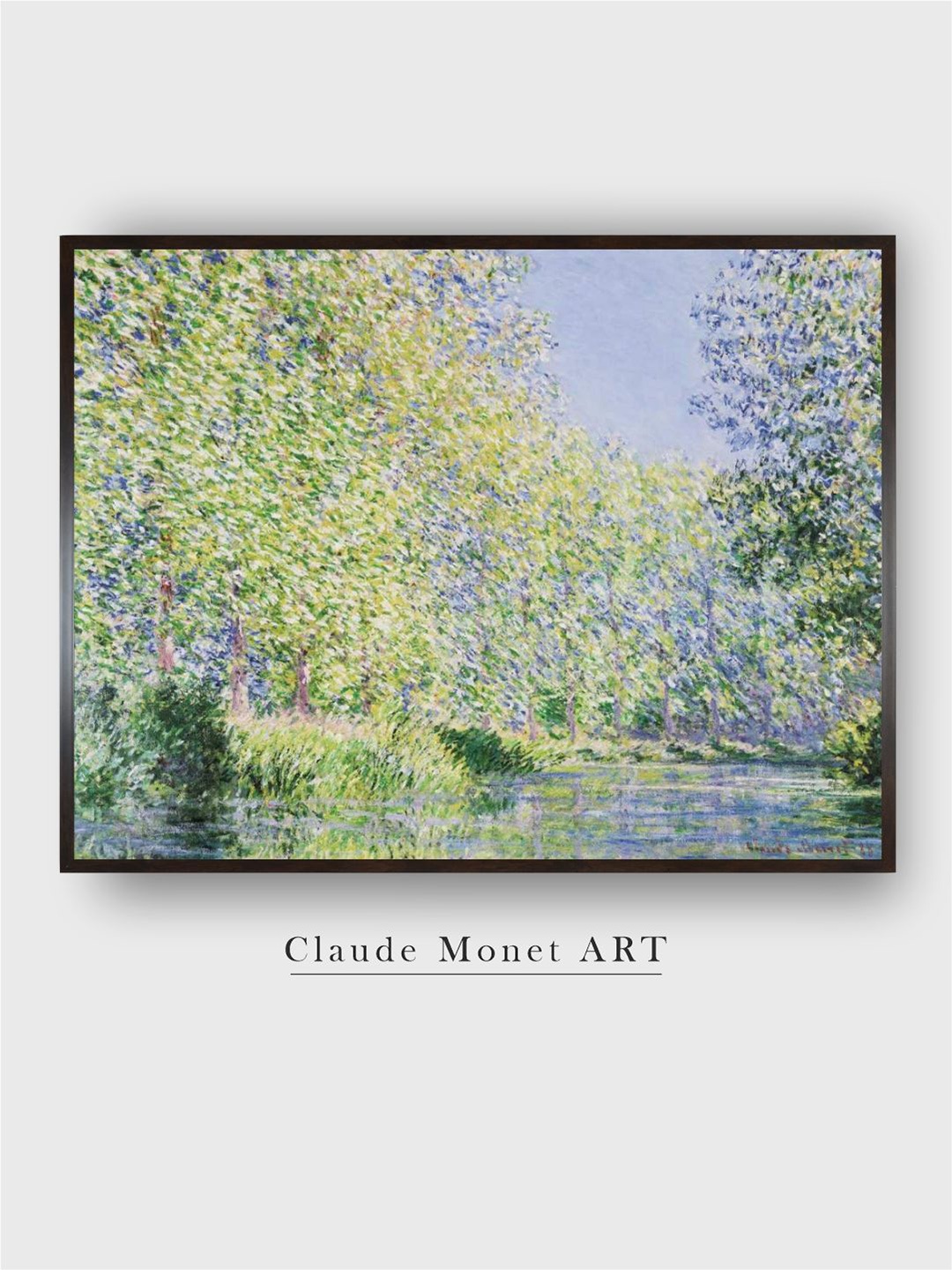 

The Art House Green & Blue Scenery Printed Canvas Wall Painting