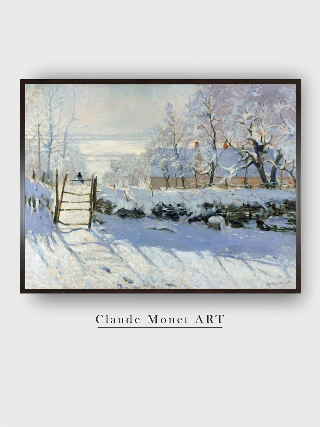 

The Art House White Wooden Paintings The Magpie Wall Art