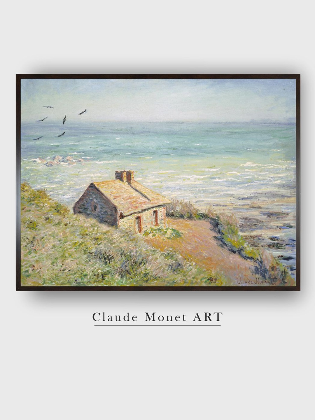 

The Art House Beige The Customs Hut Canvas Wall Art