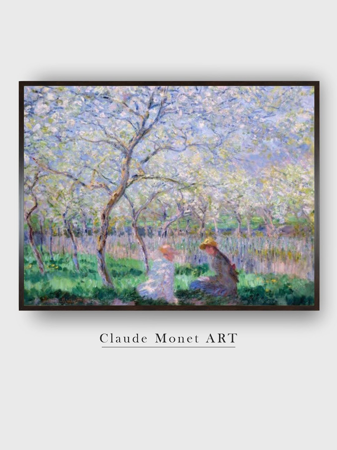 

The Art House Purple & Green Springtime Painting Wall Art