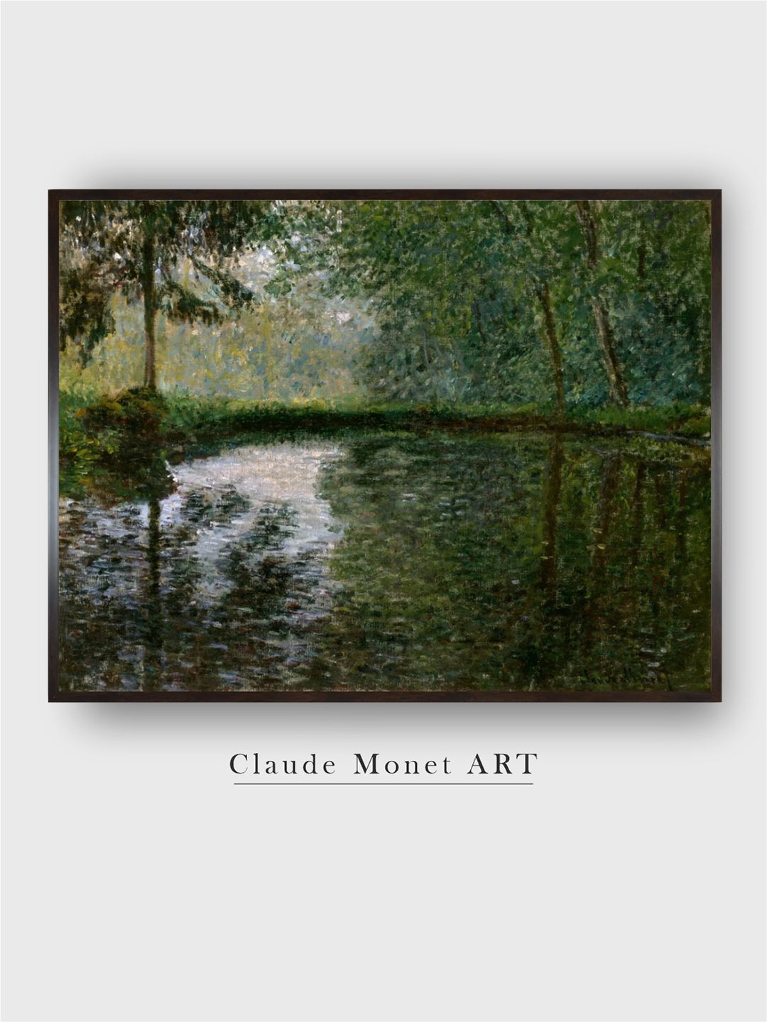 

The Art House Green Coin D'Etang A Montgeron Painting Wall Art