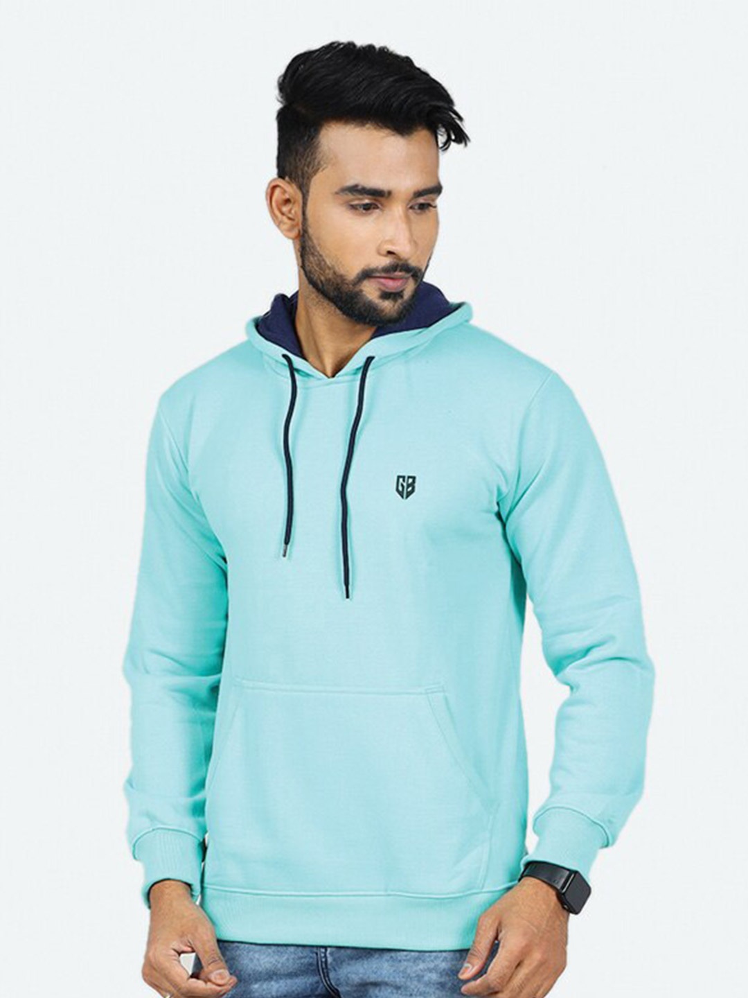 

GAME BEGINS Hooded Fleece Sweatshirt, Sea green