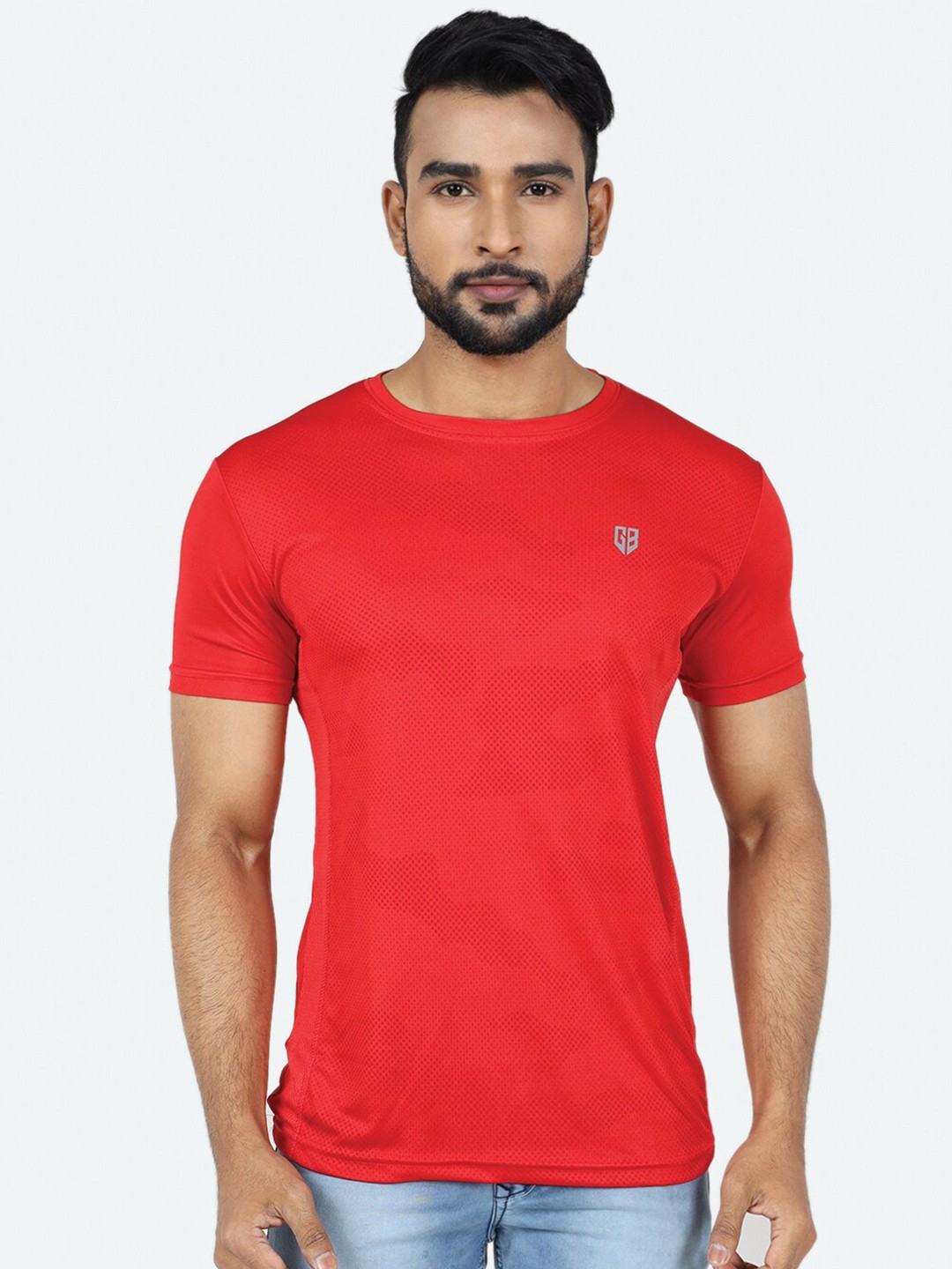 

GAME BEGINS Round Neck Short Sleeves Pure Cotton T-shirt, Orange
