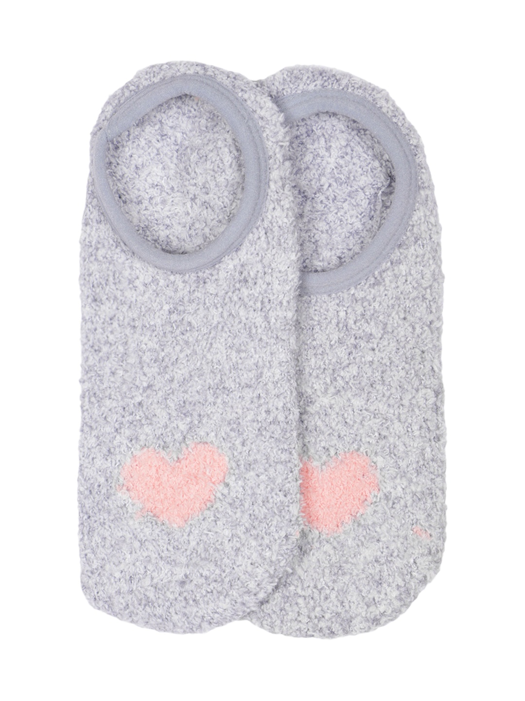 

women'secret Women Self Design Ankle Length Socks, Grey