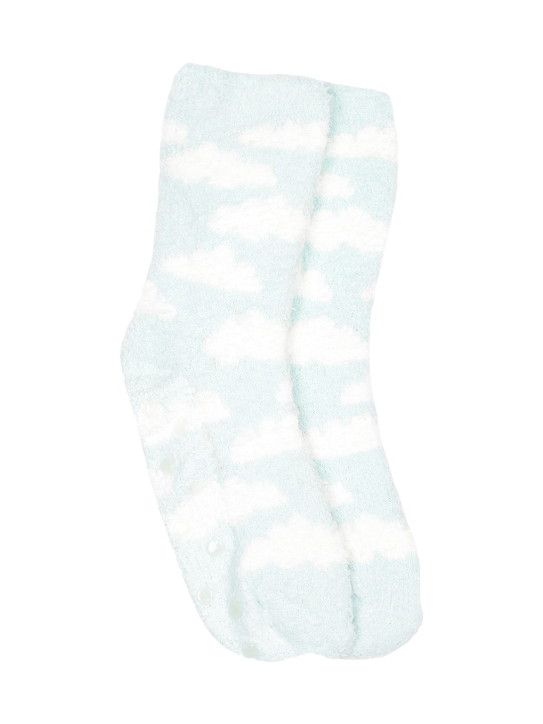 

women'secret Women Self Design Calf Length Socks, Blue