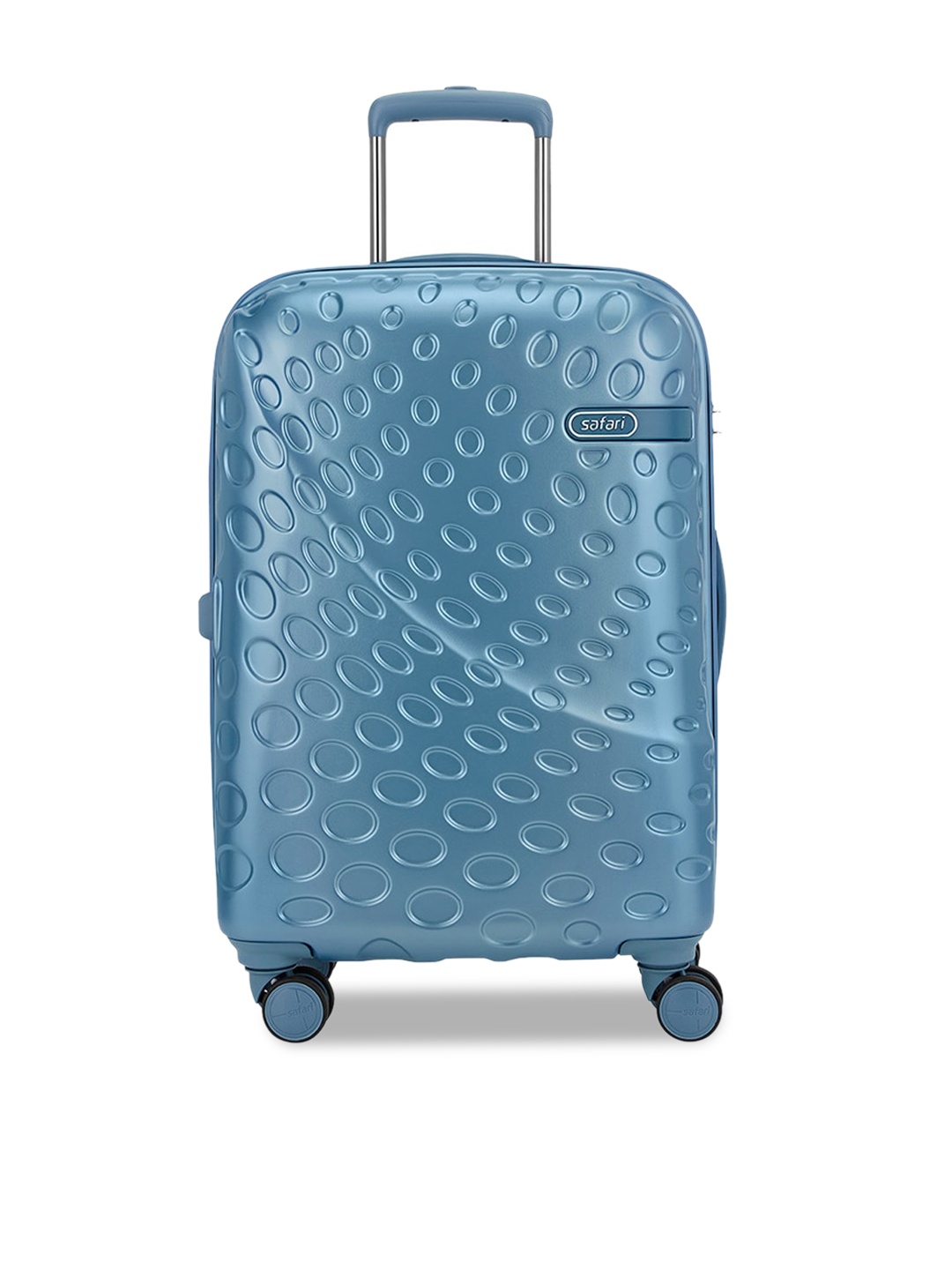

Safari Textured Hard-Sided Large Check-In Trolley Suitcase 81 cm, Blue